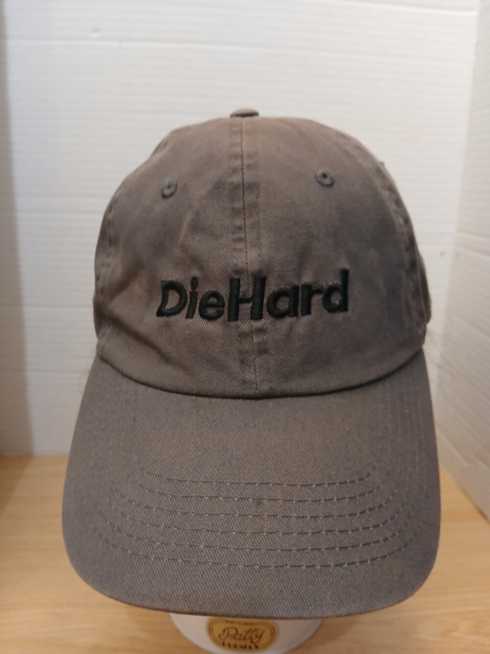 Die Hard Baseball Cap Hat Men's Adjustable One Size Automotive Gray Black